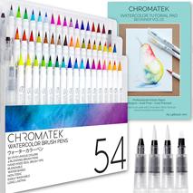 Spec101 Watercolor Pens Brush Set - 20 Watercolor Brush Markers and Blend  Pen