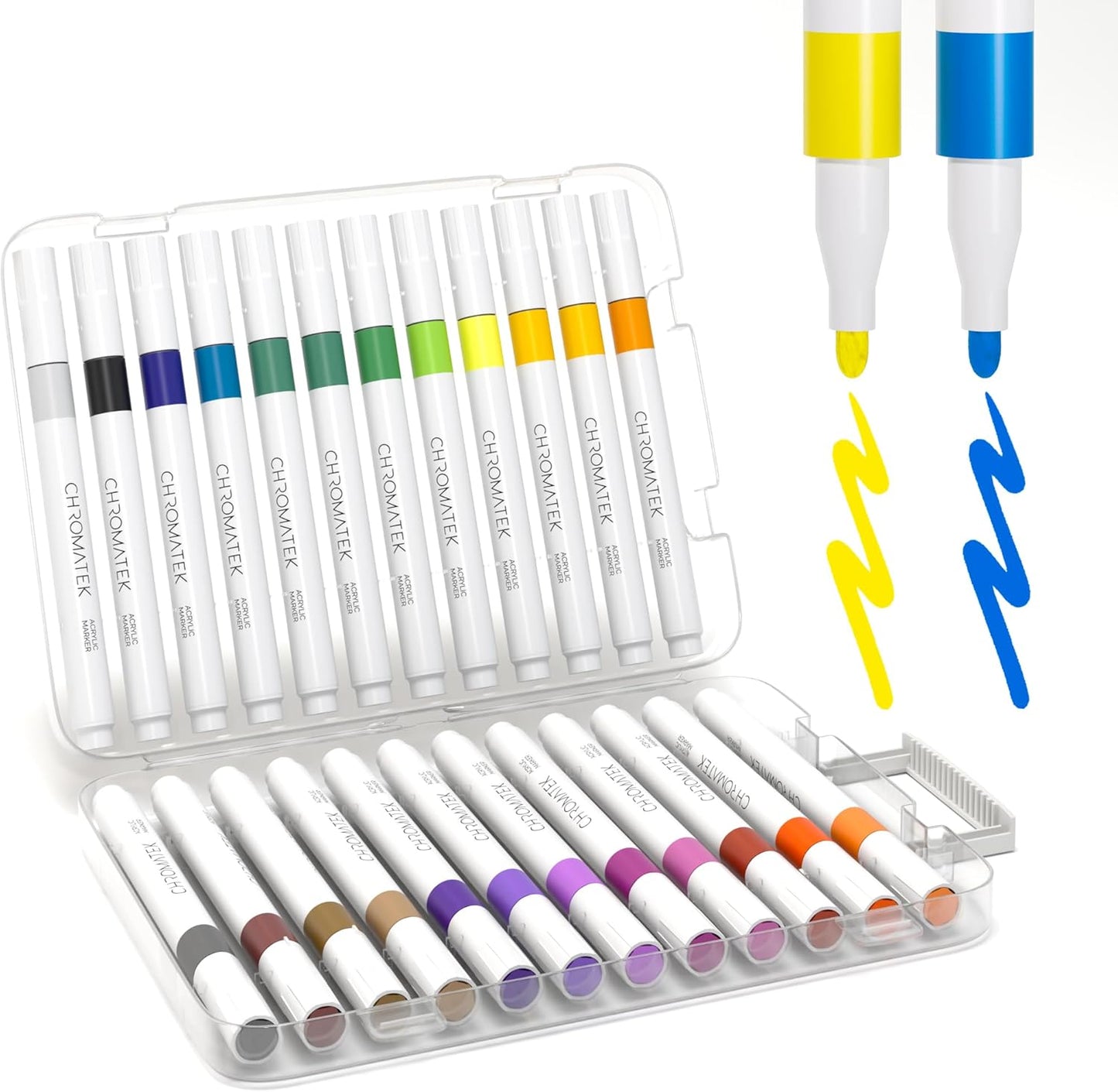 24 COLORS WATERPROOF ACRYLIC PAINT MARKERS
