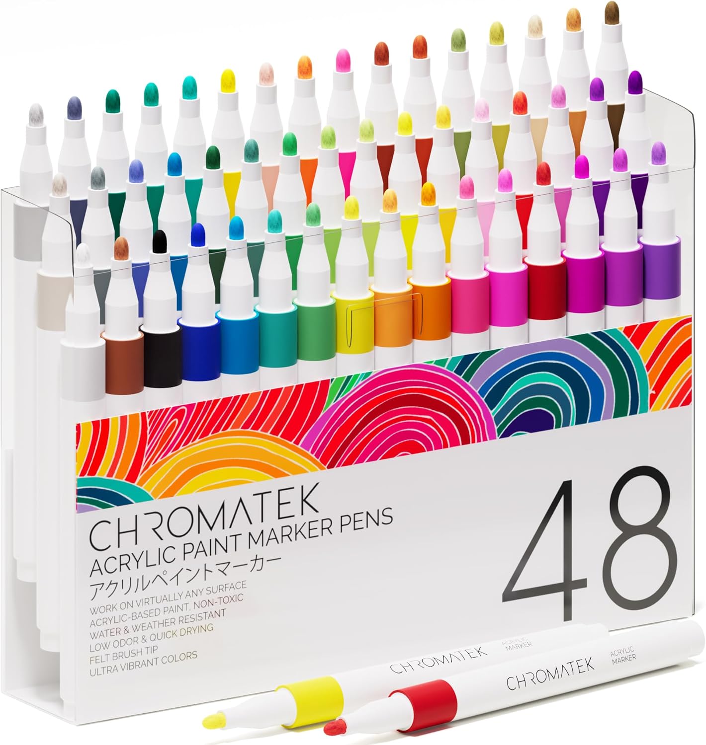 48 COLORS ACRYLIC PAINT MARKERS