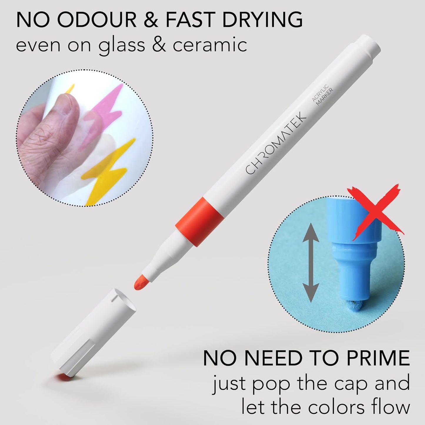 60 COLORS WATERPROOF ACRYLIC PAINT MARKERS
