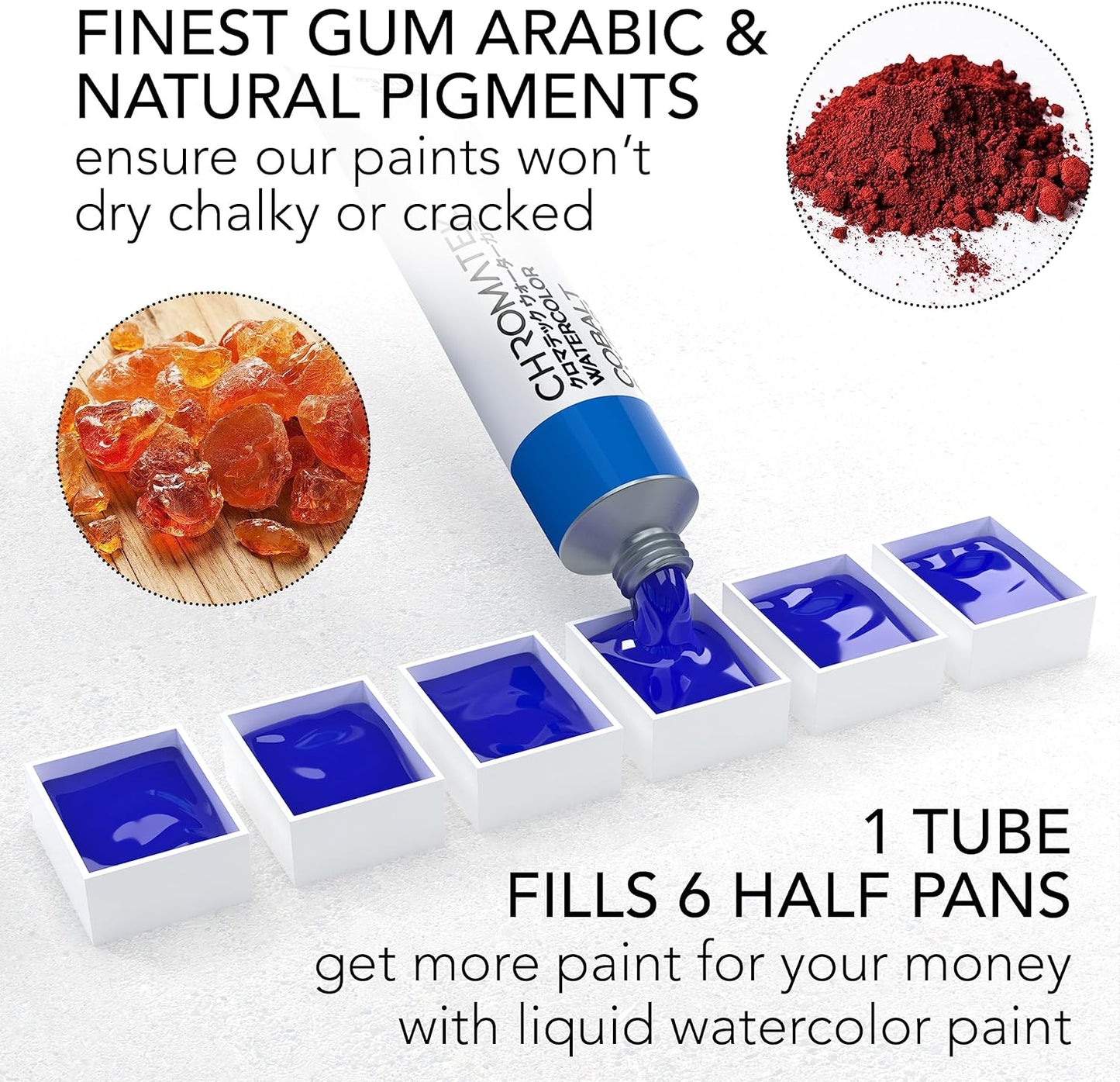 WATERCOLOR PAINT 28 PIECES SET: 26 X 12ML TUBES, 2 PAINTING BRUSHES