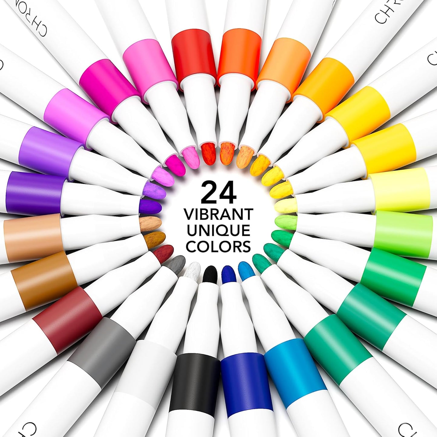 24 COLORS WATERPROOF ACRYLIC PAINT MARKERS