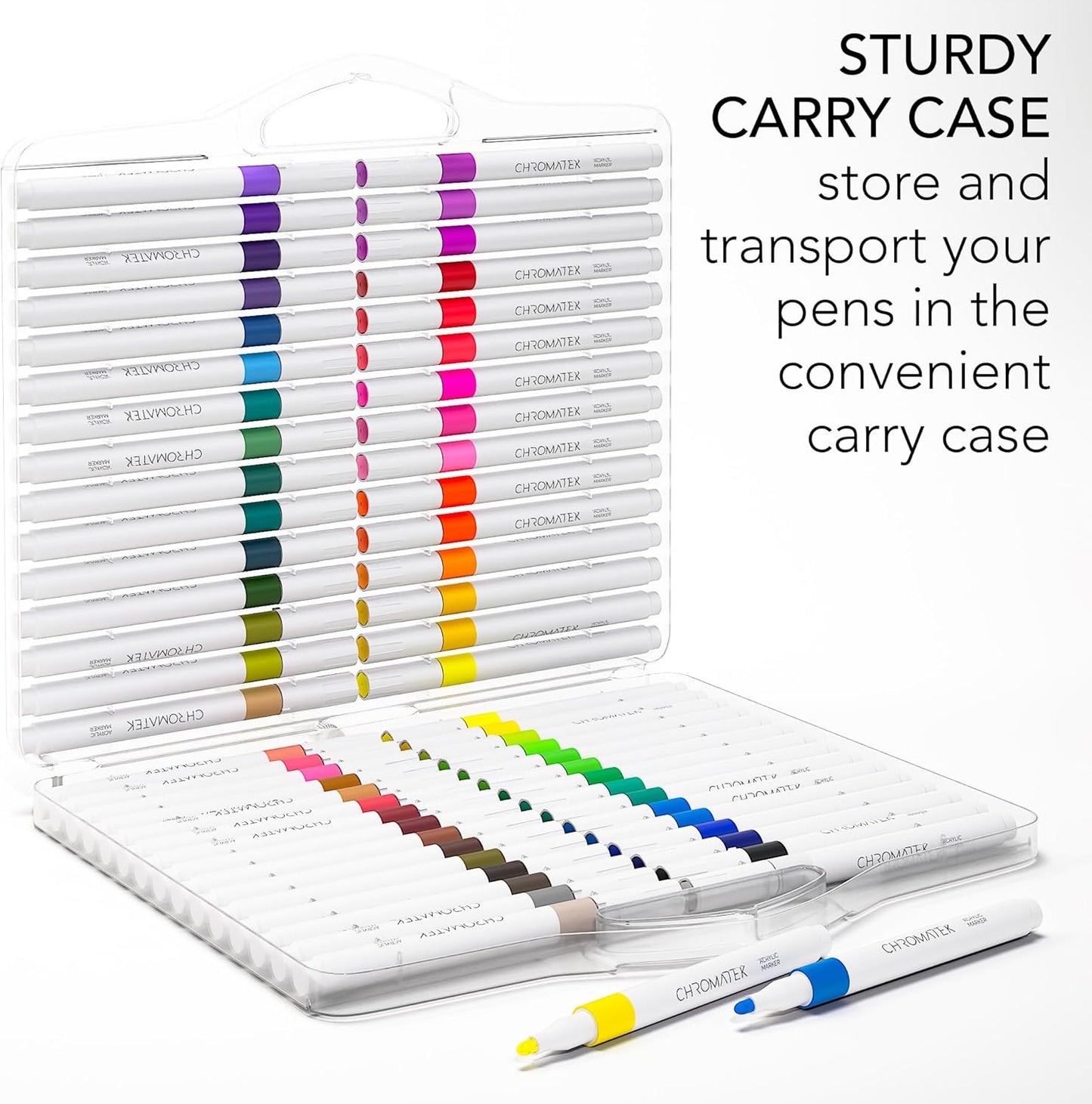 60 COLORS WATERPROOF ACRYLIC PAINT MARKERS