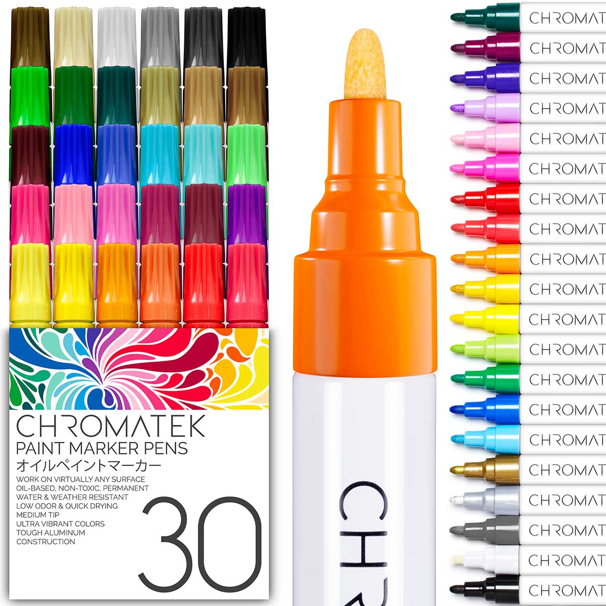 PAINT MARKER PENS 30 PAINT PEN SET