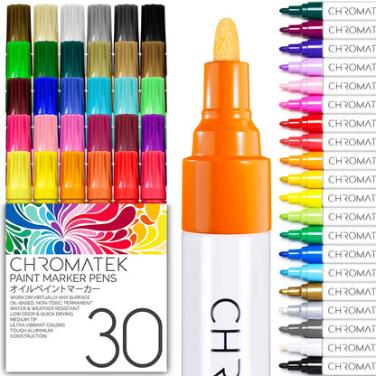 PAINT MARKER PENS 30 PAINT PEN SET