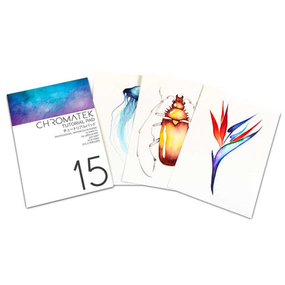 TUTORIAL PAD FOR WATERCOLOR PENS